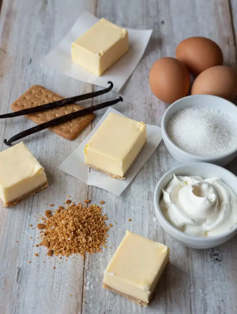 Vanilla Bean Cheesecake Bars