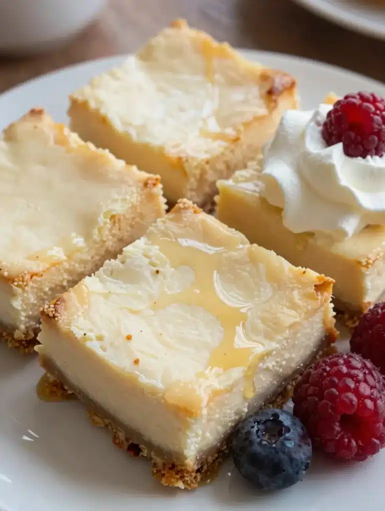 Vanilla Bean Cheesecake Bars